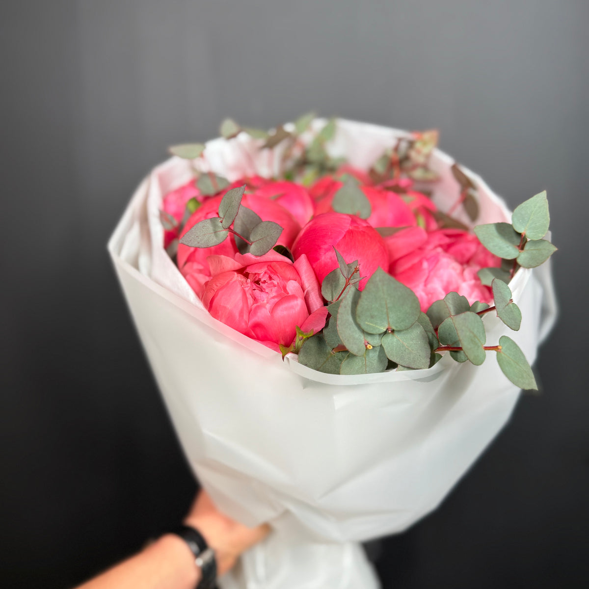 Ramo Peonias Coral 10 varas