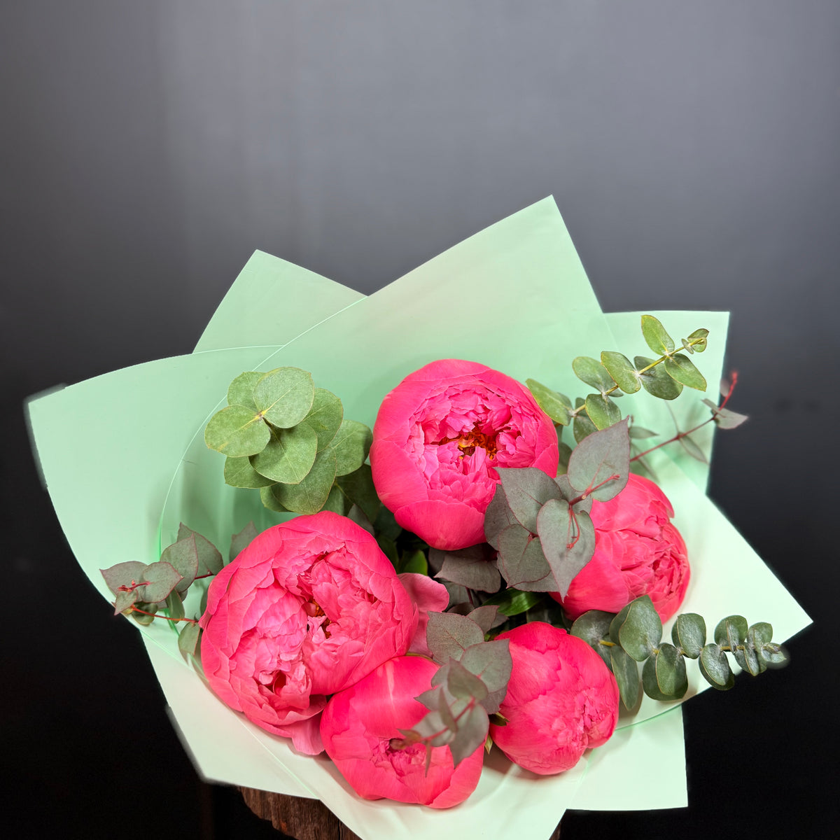 Ramo Peonias Coral 5 varas